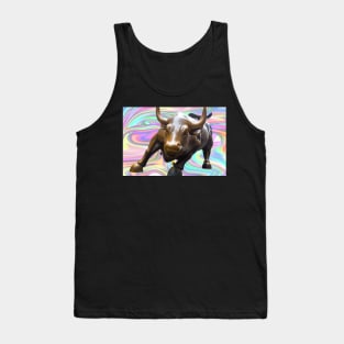 abstract bull streetwear design Tank Top